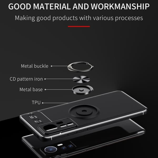 Xiaomi 12 Skal Ring Svart/Röd