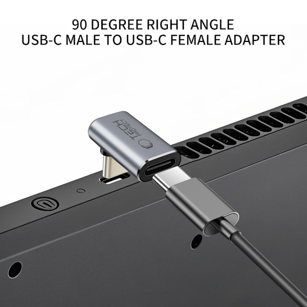 Tech-Protect USB-C - USB-C Adapter UltraBoost Grå
