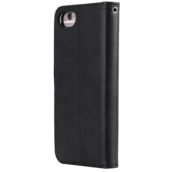 iPhone 6/7/8/SE (2020/2022) - 2in1 Magnet/Plånboksfodral - Svart Black Svart
