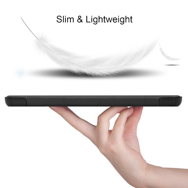 Lenovo Tab M8 2nd Gen (HD) Slimfit Tri-Fold Fodral Svart Black Svart