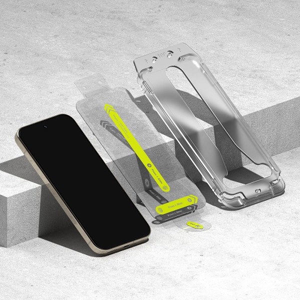 Ringke Pixel 9 / 9 Pro 2-PACK Easy Slide Skärmskydd Härdat Glas