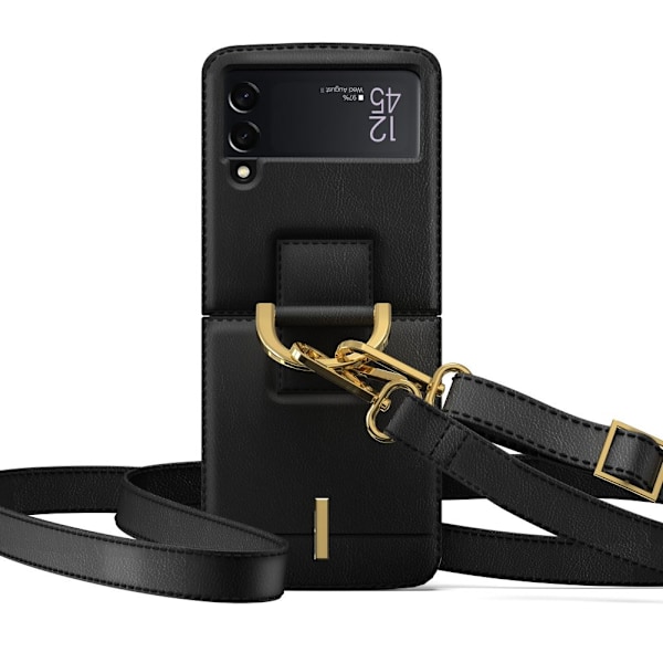 Tech-Protect Galaxy Z Flip 4 Fodral Chain Rem Svart