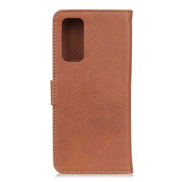 OnePlus 9 Pro - KHAZNEH Läder Fodral - Brun Brown Brun