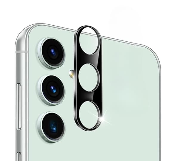 Samsung S26 Linsskydd I Härdat Glas - Svart