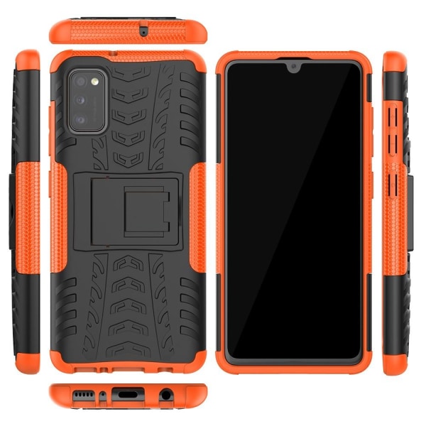 Samsung Galaxy A41 - Ultimata Stöttåliga Skalet med Stöd - Orang Orange Orange