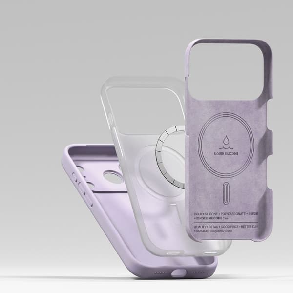 Ringke iPhone 17 Pro Skal MagSafe Silikon Lila
