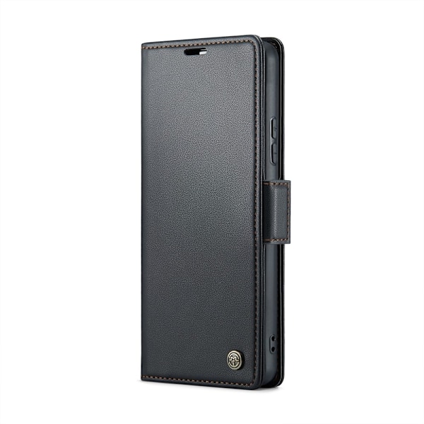 CASEME Redmi Note 14 Pro/Pro Plus 5G Fodral RFID Läder Svart