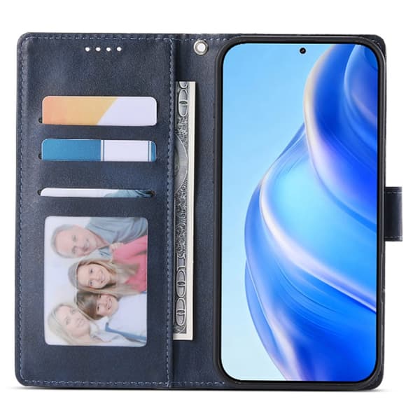 Samsung Galaxy A37 5G Fodral Läder Blå