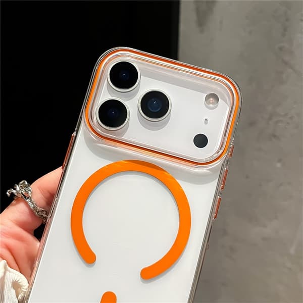 iPhone 17 Pro Max Skal MagSafe Transparent / Blå
