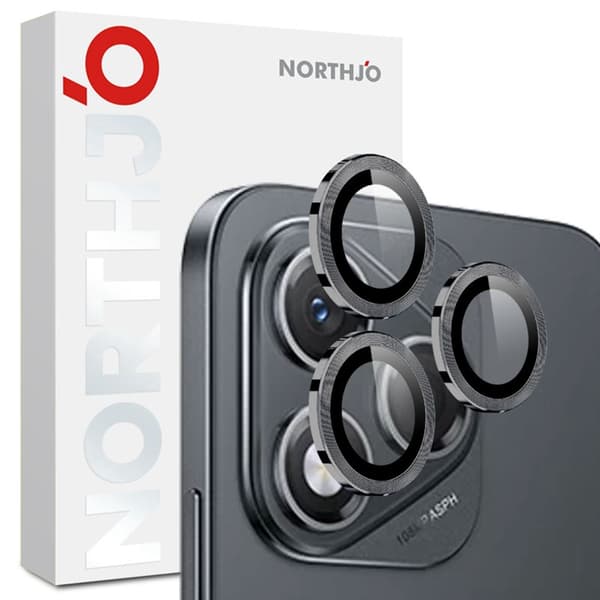 NORTHJO Honor 400 Lite Linsskydd Härdat Glas Svart