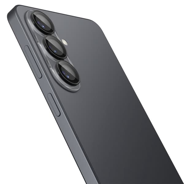 Spigen Galaxy S26 2-PACK Linsskydd Optik Pro GLAS.tR "Ez Fit" Svart