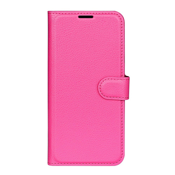 Xiaomi 14T Fodral Litchi Läder Rosa
