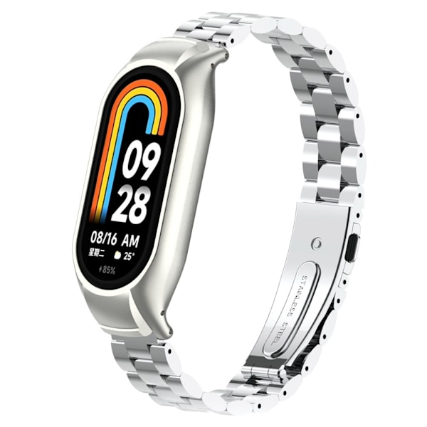Xiaomi Smart Band 9/8 Lyxigt Metallarmband Silver