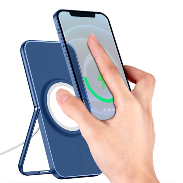 Aluminium Stativ För MagSafe-Laddning - Blå Blue Blå