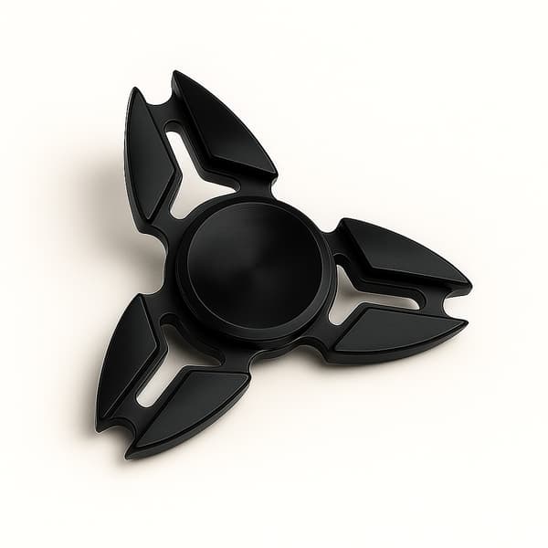 Fidget Spinner Spiky Trio - Svart