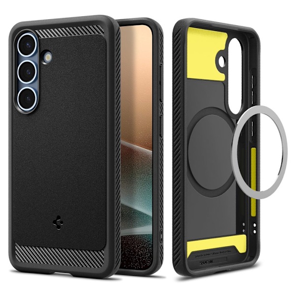 Spigen Galaxy S25 Plus Skal MagSafe Rugged Armor Matt Svart