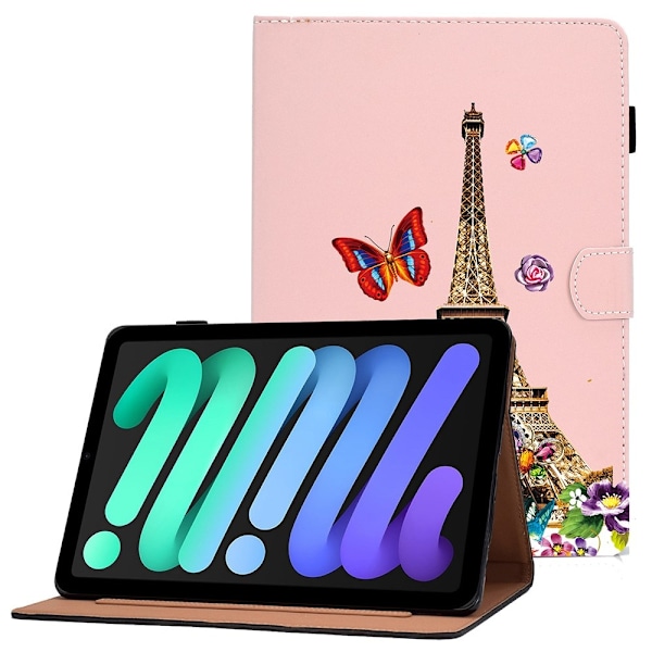iPad Mini 2024/2021 Fodral Case Stand Eiffeltornet