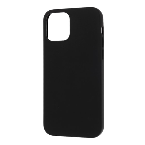 iPhone 12 Mini - Matt TPU Skal - Svart Black Svart