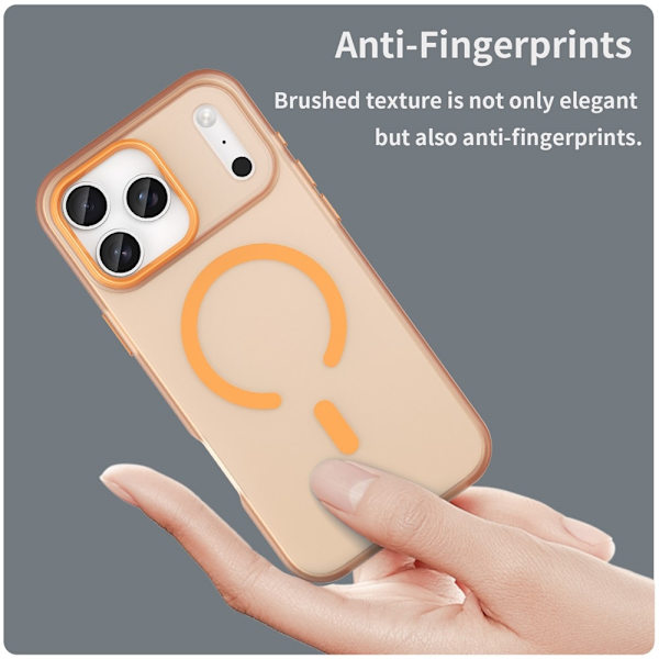iPhone 17 Pro Max Skal MagSafe Hybrid Orange