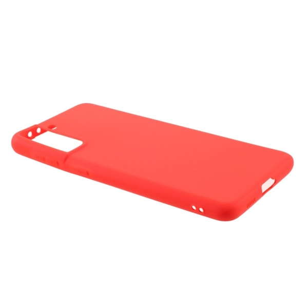 Samsung Galaxy S21 Plus - Matt TPU Skal - Röd Red Röd