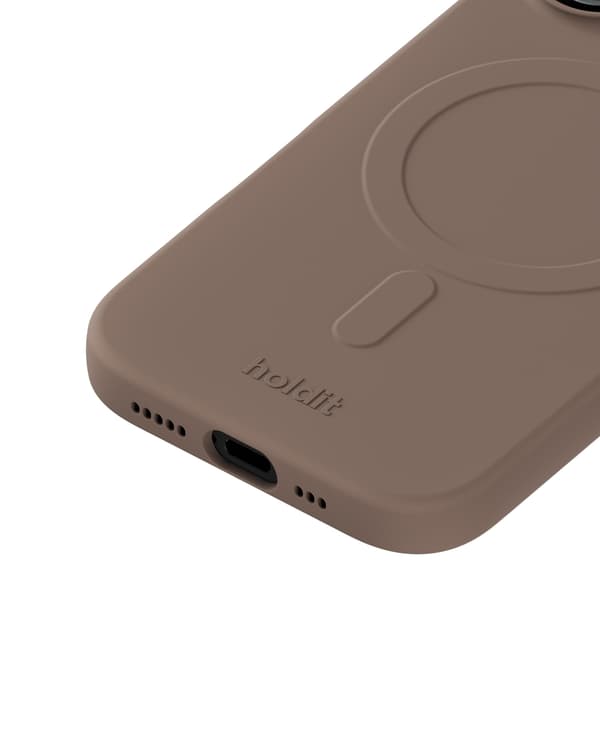 holdit iPhone 17 Mobilskal Soft MagSafe Mocha Brown