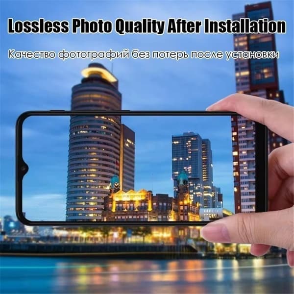 WANLONFENG iPhone 17 Pro Max Linsskydd Härdat Glas Transparent