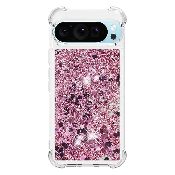 Google Pixel 10 / 10 Pro Skal Glitter Quicksand Roséguld