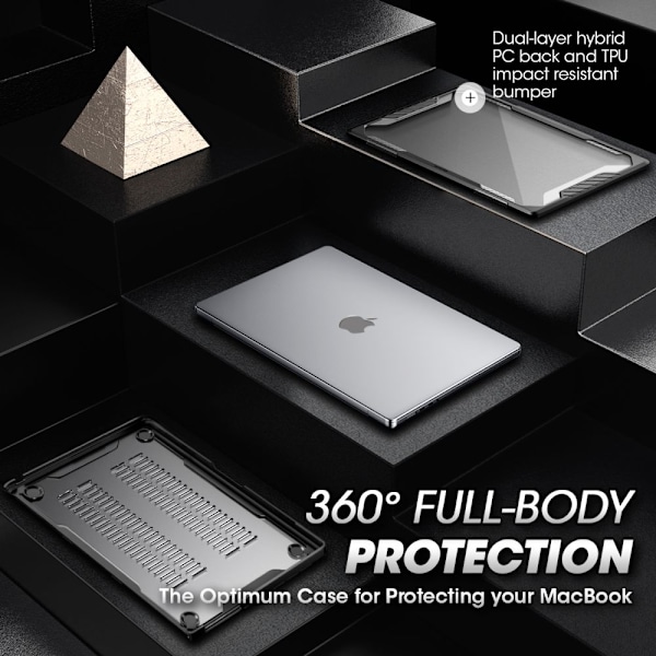 Supcase MacBook Air 15 2023-2024 Skal Unicorn Beetle Svart