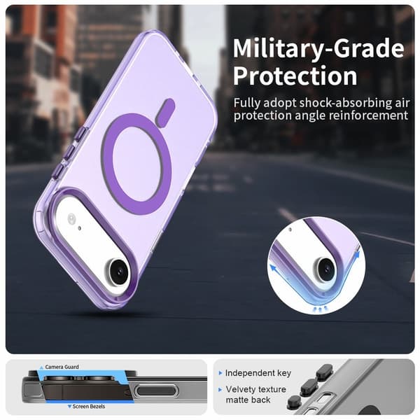 iPhone Air Skal Magsafe Hybrid Lila