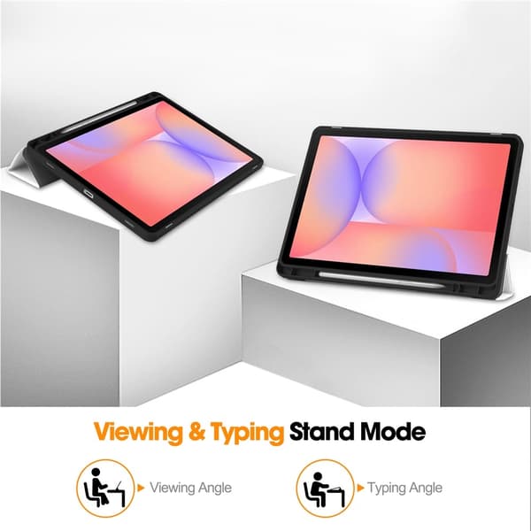 Samsung Galaxy Tab S10 Lite Fodral Tri-Fold Katt