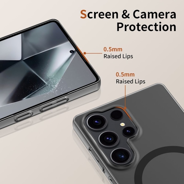 Tech-Protect Galaxy S25 Ultra Skal MagSafe MagSlim Matt Svart