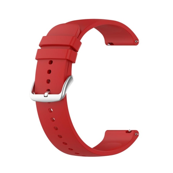 Silikon Armband För Smartwatch (20 mm) - Röd