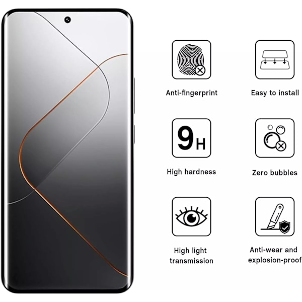 2-Pack Xiaomi 13T Skärmskydd Härdat Glas