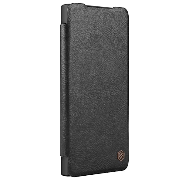 NILLKIN Galaxy S24 Plus Fodral Qin Läder Cam Kickstand Svart