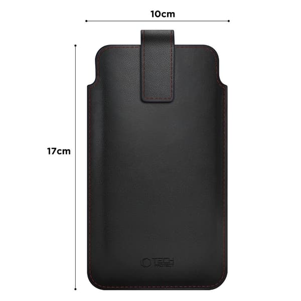 Tech-Protect Universal Mobilväska 6-6.9" Svart / Röd