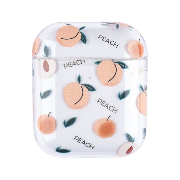 AirPods Skyddsfodral Med Motiv - Peach Peach Peach