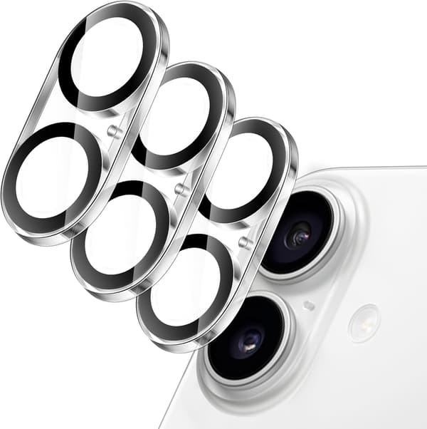 [3-Pack] iPhone 17 Linsskydd I Härdat Glas