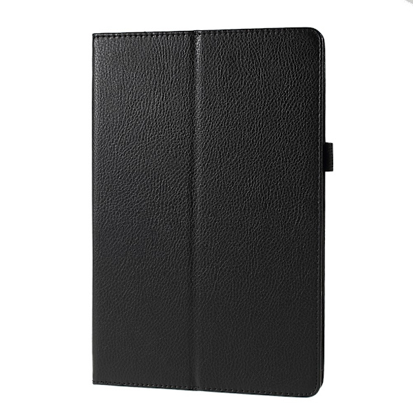 Samsung Galaxy Tab S5e - Litchi läderfodral - Svart Svart