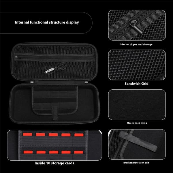 ASUS ROG Ally X Förvaringsväska Shockproof Svart