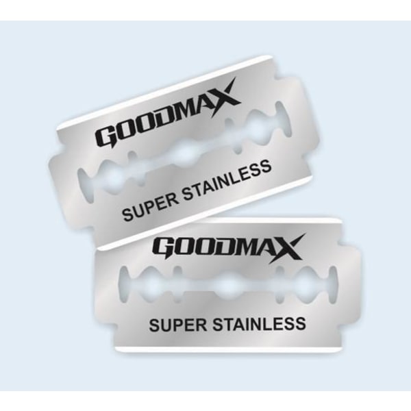 Rakblad Dubbelrakblad 5-pack Goodmax Super Stainless Silver