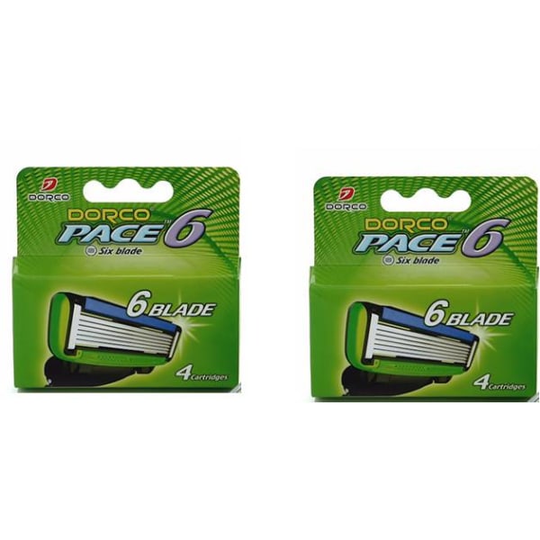 Dorco Pace6 rakblad 8-pack