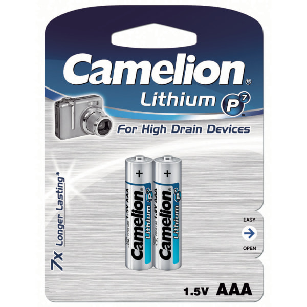 Batteri AAA Lithium 2-pack Litium FR03