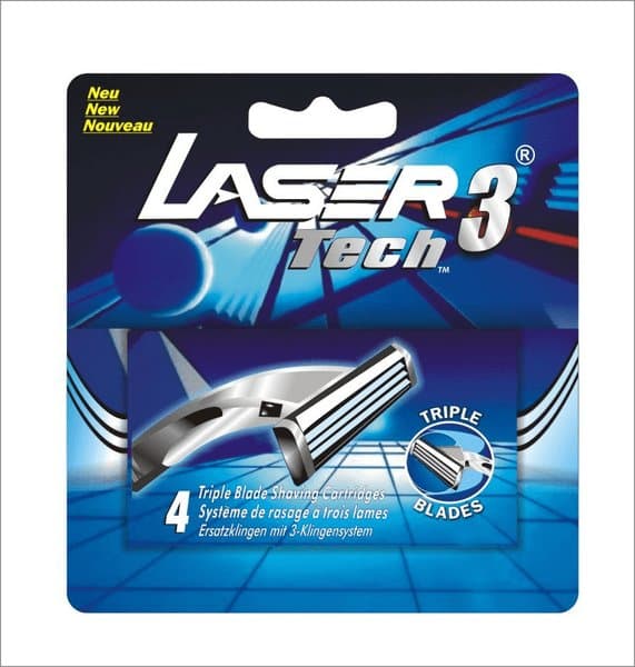 Rakblad Tech3 4-pack Svart