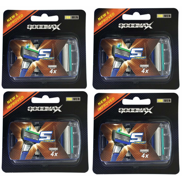 Rakblad för män 16-pack Goodmax5