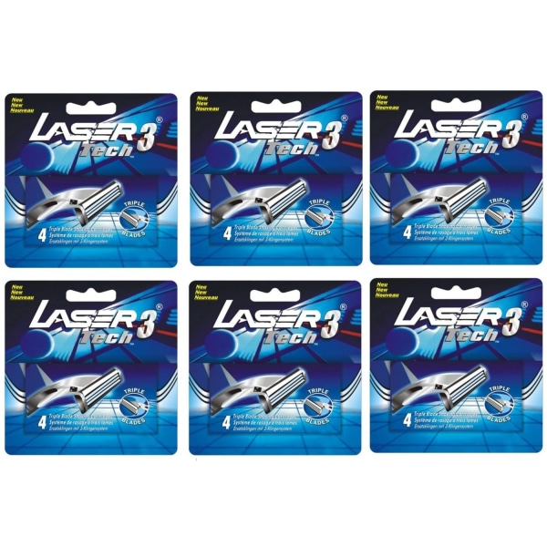 Rakblad 24-pack plus rakhyvel, passar till Gillette Sensor3, Sensor 3