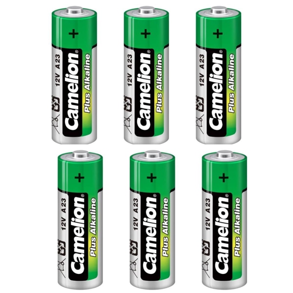 Batterier 23A, A23, 8LR23 6-pack