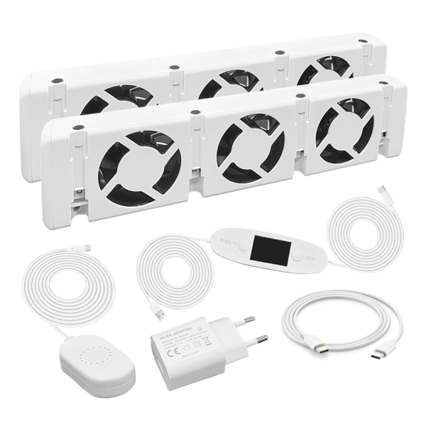 Elementfläkt Duo Set - fläkt för element -  Radiator Booster Fan