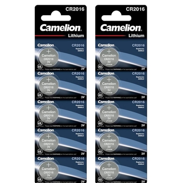 Batteri CR2016 10-pack Litium Camelion