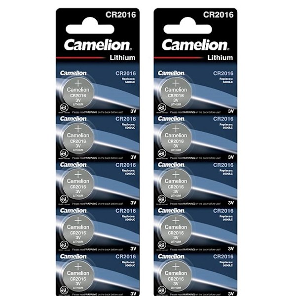 Batteri CR2016 10-pack Litium Camelion