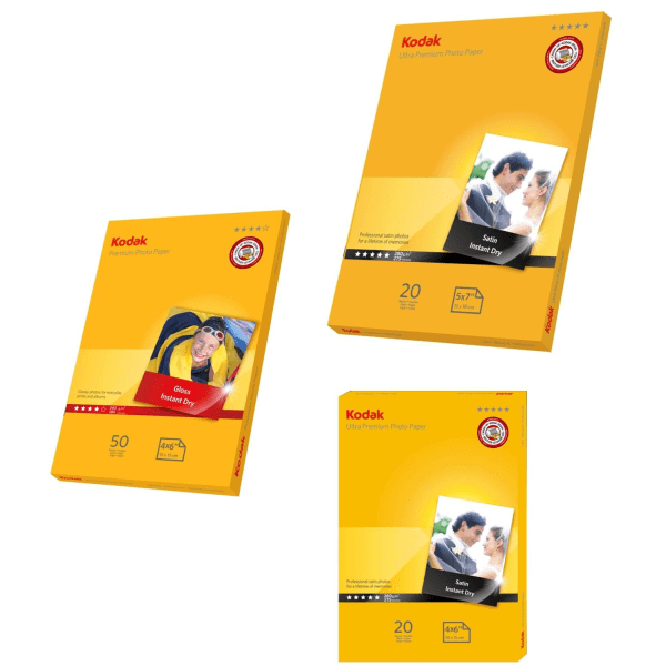 Kodak Fotopapper 90-pack 13x18 och 10x15